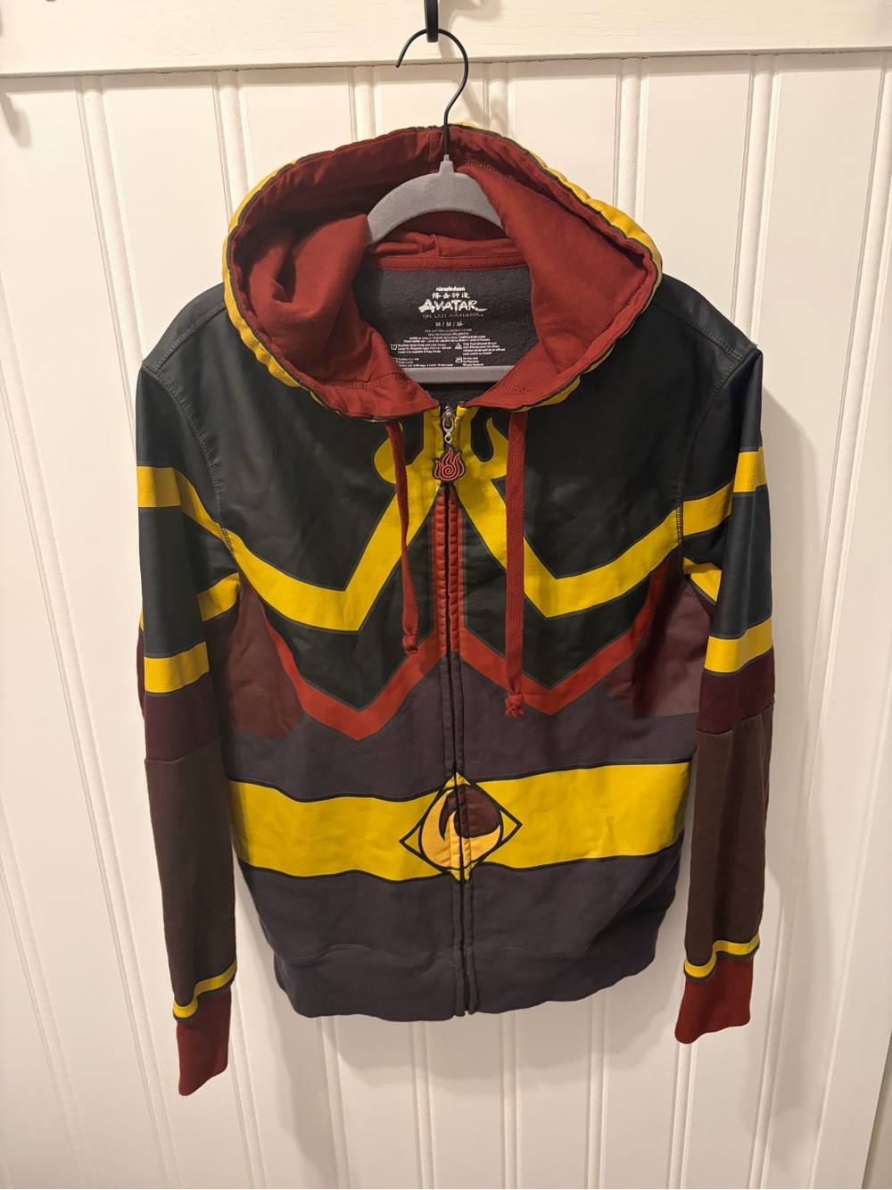 Nickelodeon Avatar The Last Airbender Azula Cosplay Zip Hoodie Size Medium